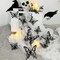 12Pcs - Halloween Wall Decor 3D Stereo Skull Butterfly Wall Decals